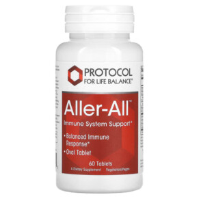 Thực phẩm chức năng Protocol for Life Balance Aller-All Immune System Support 60 Tablets 707359132825