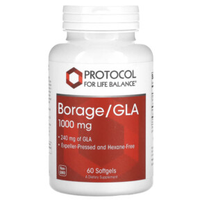 Thực phẩm chức năng Protocol for Life Balance Borage/GLA 1.000 mg 60 Softgels 707359117204
