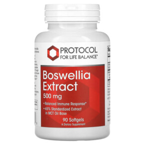 Thực phẩm chức năng Protocol for Life Balance Boswellia Extract 500 mg 90 Softgels 707359149366