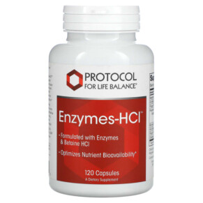 Thực phẩm chức năng Protocol for Life Balance Enzymes-HCI 120 Capsules 707359129634