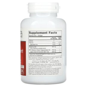 Thành phần vi chất của Protocol for Life Balance Glucose Management with Berberine HCl 90 Softgels 707359146006