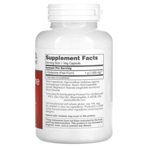 Protocol for Life Balance L-Glutamine 1.000 mg 120 Veg Capsules 3 Thành phần vi chất của Protocol for Life Balance L-Glutamine 1.000 mg 120 Veg Capsules 707359100947
