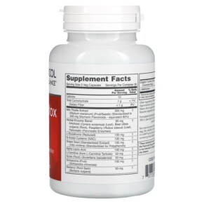 Thành phần vi chất của Protocol for Life Balance Liver Detox Support 90 Veg Capsules 707359124486