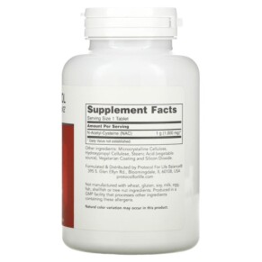 Thành phần vi chất của Protocol for Life Balance NAC 1.000 mg 120 Tablets 707359101852