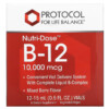 Thực phẩm chức năng Protocol for Life Balance Nutri-Dose B-12 Mixed Berry 10.000 mcg 12 Vials 0.5 fl oz (15 ml) Each 707359104532