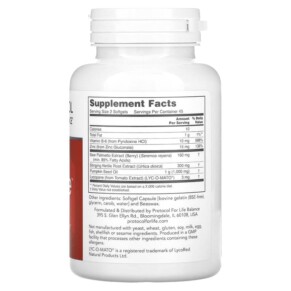 Thành phần vi chất của Protocol for Life Balance Ortho Prostate 90 Softgels 707359133402