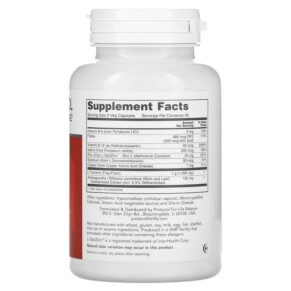 Thành phần vi chất của Protocol for Life Balance Ortho Thyroid 90 Veg Capsules 707359133686