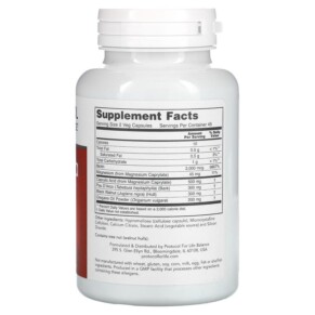 Thành phần vi chất của Protocol for Life Balance OrthoFlora Yeast Support 90 Veg Capsules 707359133082