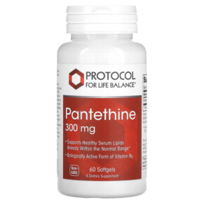 Thực phẩm chức năng Protocol for Life Balance Pantethine 300 mg 60 Softgels 707359104877