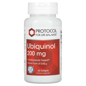 Thực phẩm chức năng Protocol for Life Balance Ubiquinol 200 mg 60 Softgels 707359131446