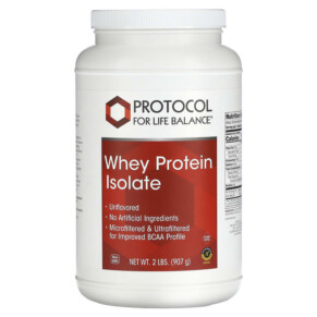 Thực phẩm chức năng Protocol for Life Balance Whey Protein Isolate Unflavored 2 lbs (907 g) 707359121720