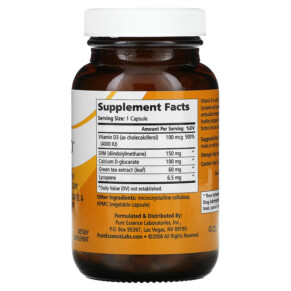 Thành phần vi chất của Pure Essence DIM-D 90 Vegi-Caps 659670261121