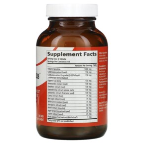 Thành phần vi chất của Pure Essence EnergyPlus 120 Tablets 659670020049