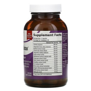 Thành phần vi chất của Pure Essence Transitions Menopause Support 120 Vegi-Caps 659670007040