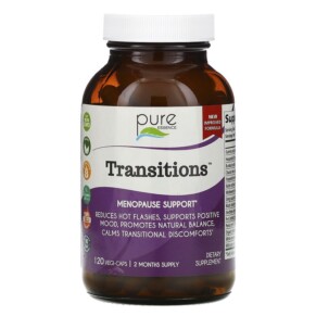 Thực phẩm chức năng Pure Essence Transitions Menopause Support 120 Vegi-Caps 659670007040