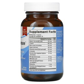 Thành phần vi chất của Pure Essence VisionEssence 60 Vegi-Caps 659670190025