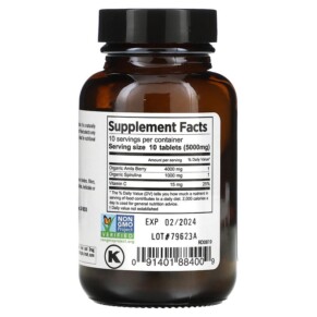 Thành phần vi chất của Pure Planet Organic Amla Plus 500 mg 100 Tablets 091401884009