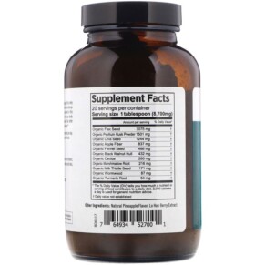 Thành phần vi chất của Pure Planet Organic Parasite Cleanse 174 g 764934527001