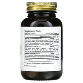 Thành phần vi chất của Pure Synergy Eye Protector 60 Capsules 852971004279