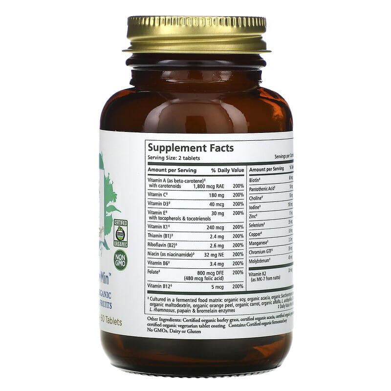 Pure Synergy Multi Vita Min 60 Tablets 2 Thành phần vi chất của Pure Synergy Multi Vita Min 60 Tablets 852971004132