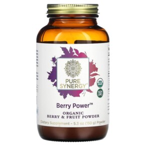 Thực phẩm chức năng Pure Synergy Organic Berry & Fruit Powder Berry Power 5.3 oz (150 g) 852971004767