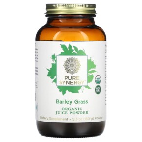Thực phẩm chức năng Pure Synergy Organic Juice Powder Barley Grass 5.3 oz (150 g) 852971004217