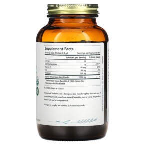 Thành phần vi chất của Pure Synergy Organic Juice Powder Wheat Grass 5.3 oz (150 g) 852971004224