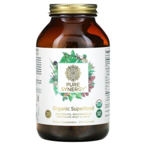 Thực phẩm chức năng Pure Synergy Organic Superfood 270 Capsules 852971004026