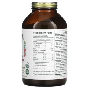 Thành phần vi chất của Pure Synergy Organic Superfood Powder 12.5 oz (354 g) 852971004002