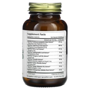 Thành phần vi chất của Pure Synergy Rapid Rescue 42 Capsules 852971004712