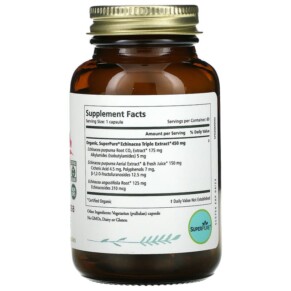 Thành phần vi chất của Pure Synergy SuperPure Echinacea 60 Capsules 852971004750