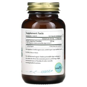 Thành phần vi chất của Pure Synergy SuperPure Fucoidan 60 Capsules 852971004866