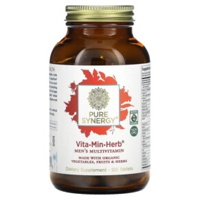 Thực phẩm chức năng Pure Synergy Vita-Min-Herb Men's Multivitamin 120 Tablets 852971004309