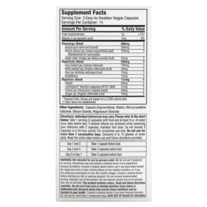 Thành phần vi chất của Purely Inspired 100% Pure 7-Day Cleanse 42 Easy-to-Swallow Veggie Capsules 631656606324