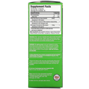 Thành phần vi chất của Purely Inspired Forskolin + Lean 60 Capsules 631656610093