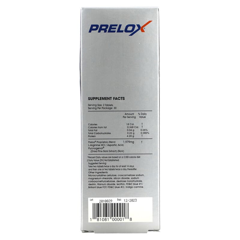 Purity Products Prelox 60 Tablets 2 Thành phần vi chất của Purity Products Prelox 60 Tablets 181081000018