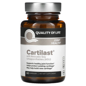 Thực phẩm chức năng Quality of Life Labs Cartilast with Avocado Soy Unsaponifiables 60 Capsules 812259003264