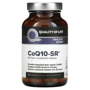 Thực phẩm chức năng Quality of Life Labs CoQ10-SR 100 mg 60 Vegicaps 812259003349