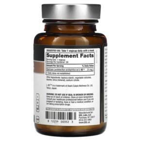 Thành phần vi chất của Quality of Life Labs Exequel 21 mg 30 Vegicaps 812259003523