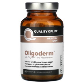 Thực phẩm chức năng Quality of Life Labs Oligoderm with Oligonol and Niacinamide 60 VegiCaps 812259003646