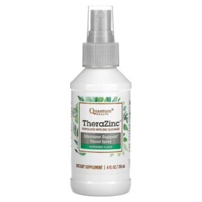 Thực phẩm chức năng Quantum Health TheraZinc Immune Support Throat Spray Peppermint 4 fl oz (118 ml) 046985017053