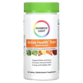 Thực phẩm chức năng Rainbow Light Active Health Teen 90 Tablets 021888112029