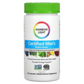 Thực phẩm chức năng Rainbow Light Certified Men's Multivitamin 120 Capsules 021888800117