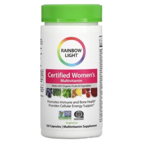 Thực phẩm chức năng Rainbow Light Certified Women's Multivitamin 120 Capsules 021888800018