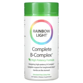 Thực phẩm chức năng Rainbow Light Complete B-Complex High Potency Formula 90 Tablets 021888100316