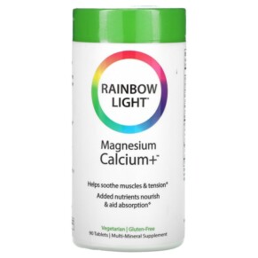 Thực phẩm chức năng Rainbow Light Magnesium Calcium+ 90 Tablets 021888101016