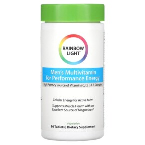 Thực phẩm chức năng Rainbow Light Men's Multivitamin for Performance Energy 90 Tablets 021888106936