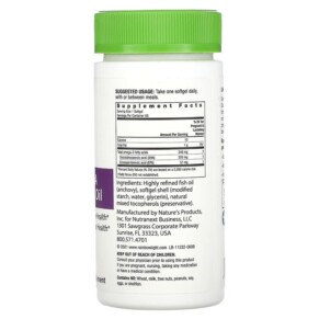 Thành phần vi chất của Rainbow Light Prenatal DHA Omega-3 60 Softgels 021888113323