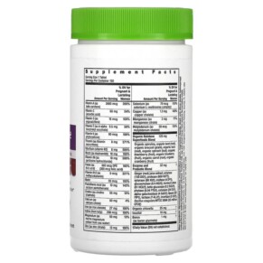 Thành phần vi chất của Rainbow Light Prenatal One Multivitamin 150 Tablets 021888109760