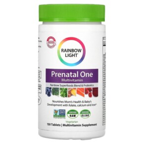 Thực phẩm chức năng Rainbow Light Prenatal One Multivitamin 150 Tablets 021888109760